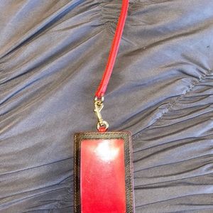 Coach ID Holder & Lanyard